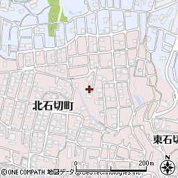 大阪府東大阪市北石切町周辺の地図