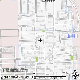 岡山県岡山市中区四御神126周辺の地図