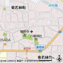 静岡県浜松市中央区東若林町1111周辺の地図