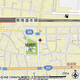 静岡県浜松市中央区高塚町223周辺の地図