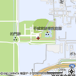 奈良県奈良市法華寺中町周辺の地図