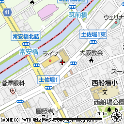 ストークマンション土佐堀周辺の地図