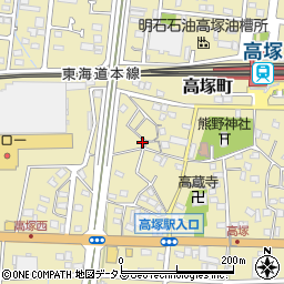 静岡県浜松市中央区高塚町4765周辺の地図