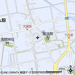 静岡県磐田市大原2349周辺の地図