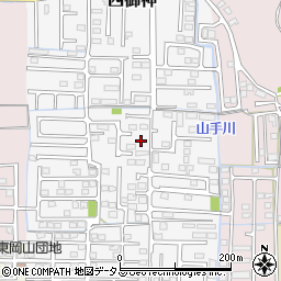 岡山県岡山市中区四御神121周辺の地図