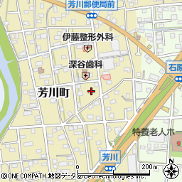 静岡県浜松市中央区芳川町439周辺の地図