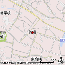 愛知県豊橋市老津町的場周辺の地図
