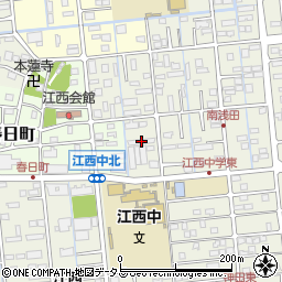 静岡県浜松市中央区神田町128周辺の地図