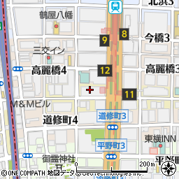 三菱樹脂株式会社関西支社　複合材営業部ヒシメタルＧ周辺の地図