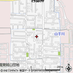 岡山県岡山市中区四御神123周辺の地図