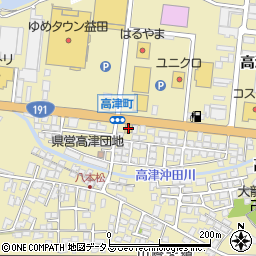 ドコモショップ益田高津店周辺の地図