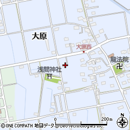 静岡県磐田市大原2394周辺の地図