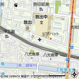 おそうじ本舗城東関目店周辺の地図