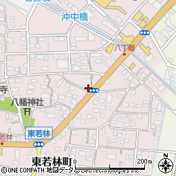 静岡県浜松市中央区東若林町184周辺の地図