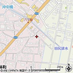 静岡県浜松市中央区東若林町1352周辺の地図