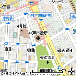 神戸市周辺の地図