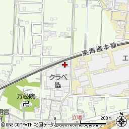 静岡県浜松市中央区篠原町132周辺の地図