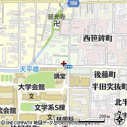 奈良県奈良市北袋町16周辺の地図