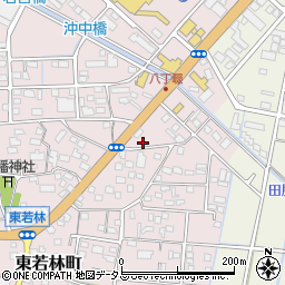 静岡県浜松市中央区東若林町123周辺の地図