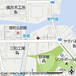 静岡県湖西市新居町新居203周辺の地図