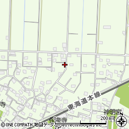 静岡県浜松市中央区篠原町1001周辺の地図