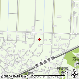 静岡県浜松市中央区篠原町987周辺の地図