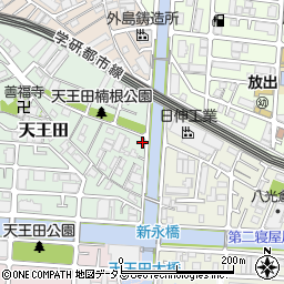 大阪府大阪市城東区天王田7-8周辺の地図