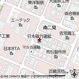 日本磁力選鉱明石工場周辺の地図
