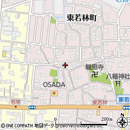 静岡県浜松市中央区東若林町1036周辺の地図