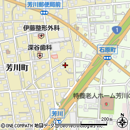 静岡県浜松市中央区芳川町478周辺の地図
