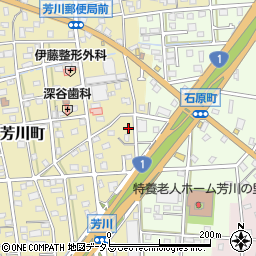 静岡県浜松市中央区芳川町476周辺の地図