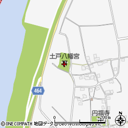 土戸八幡宮周辺の地図