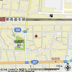 静岡県浜松市中央区高塚町162周辺の地図