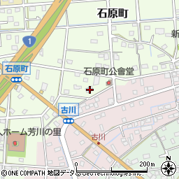 静岡県浜松市中央区石原町548周辺の地図