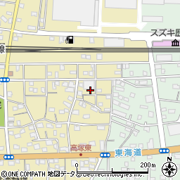 静岡県浜松市中央区高塚町85周辺の地図