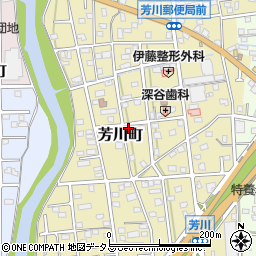 静岡県浜松市中央区芳川町681周辺の地図