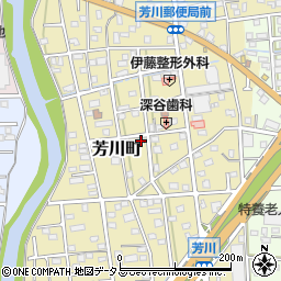 静岡県浜松市中央区芳川町699周辺の地図
