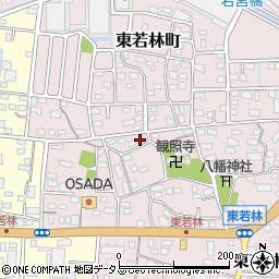 静岡県浜松市中央区東若林町1041周辺の地図