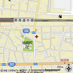 静岡県浜松市中央区高塚町222周辺の地図