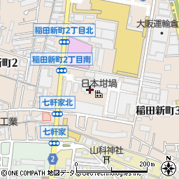 日本坩堝株式会社　大阪工場周辺の地図