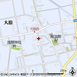 静岡県磐田市大原2345周辺の地図
