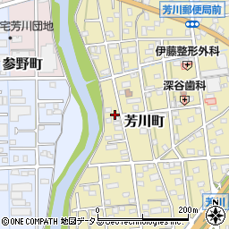 静岡県浜松市中央区芳川町842周辺の地図