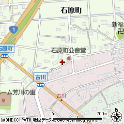 静岡県浜松市中央区石原町547周辺の地図