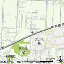 静岡県浜松市中央区篠原町340周辺の地図
