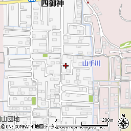岡山県岡山市中区四御神56周辺の地図