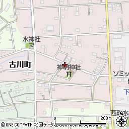 静岡県浜松市中央区古川町348周辺の地図