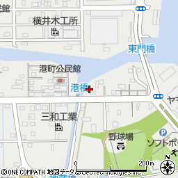静岡県湖西市新居町新居210周辺の地図