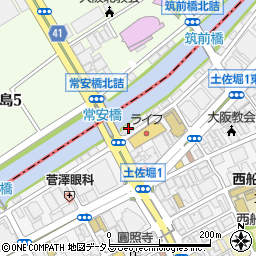 株式会社三興　大阪支店周辺の地図