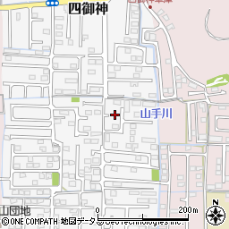 岡山県岡山市中区四御神56-31周辺の地図