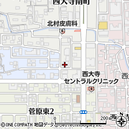 エバーライフ西大寺周辺の地図